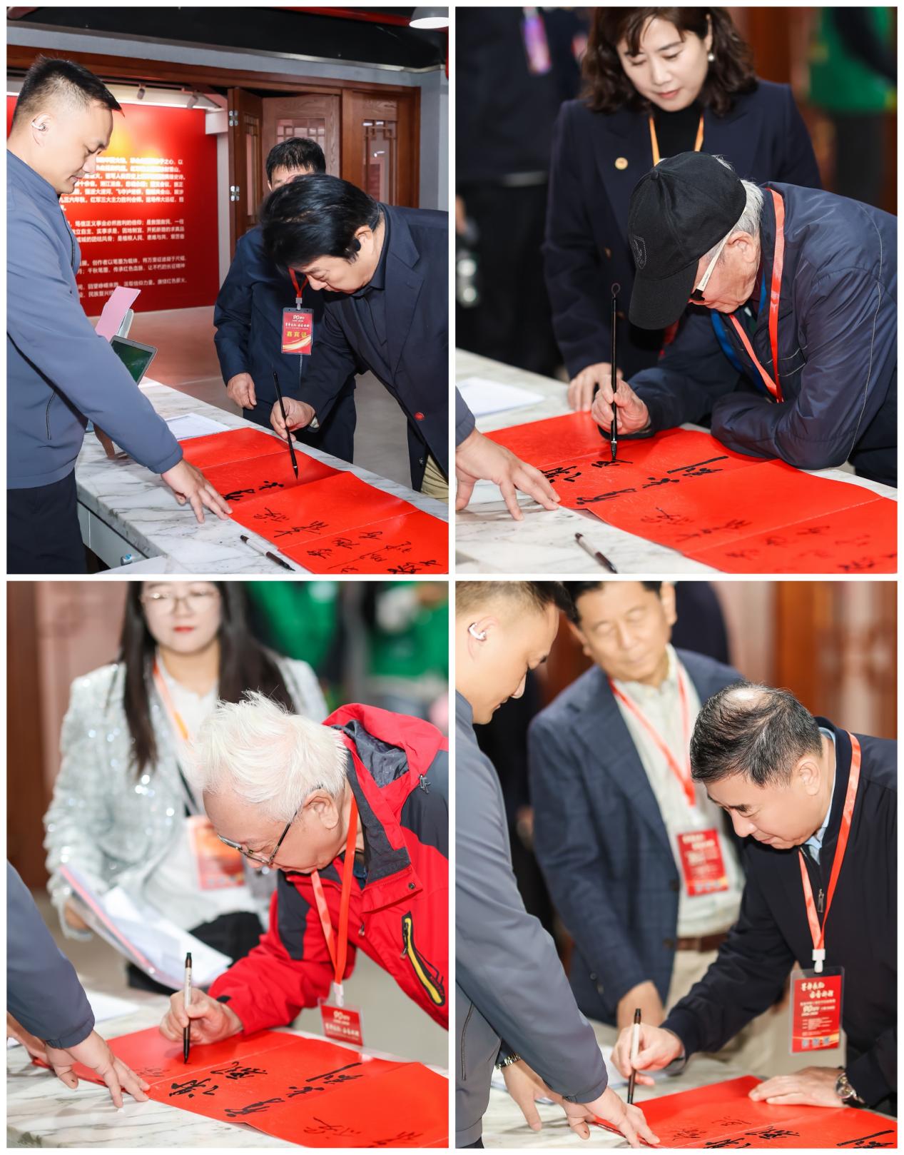 墨润长征,书启新程——纪念中国工农红军长征胜利九十周年书画展在中国农业大学隆重启幕(图2) 108ef56a670a01f02b2b64a446c9a925